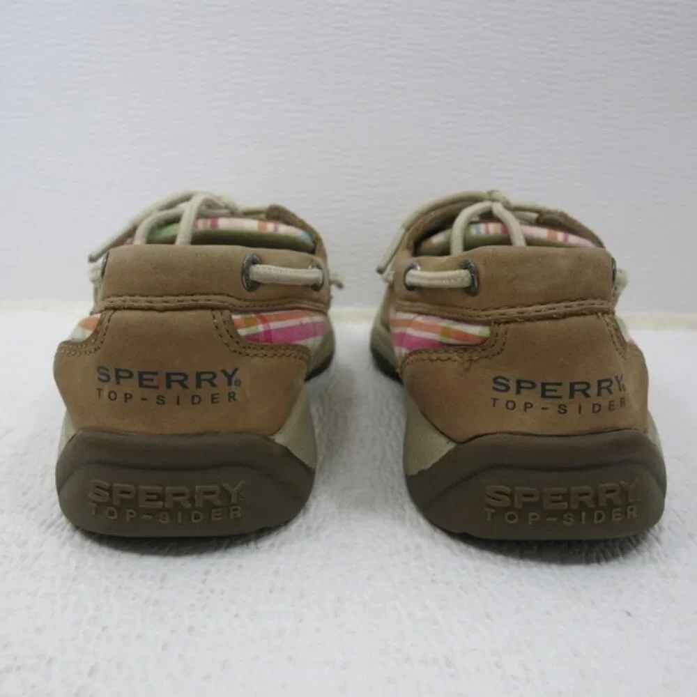 Sperry Top -Sider Intrepid Nubuck Leather and Cloth Uppers Deck Shoes 4.5